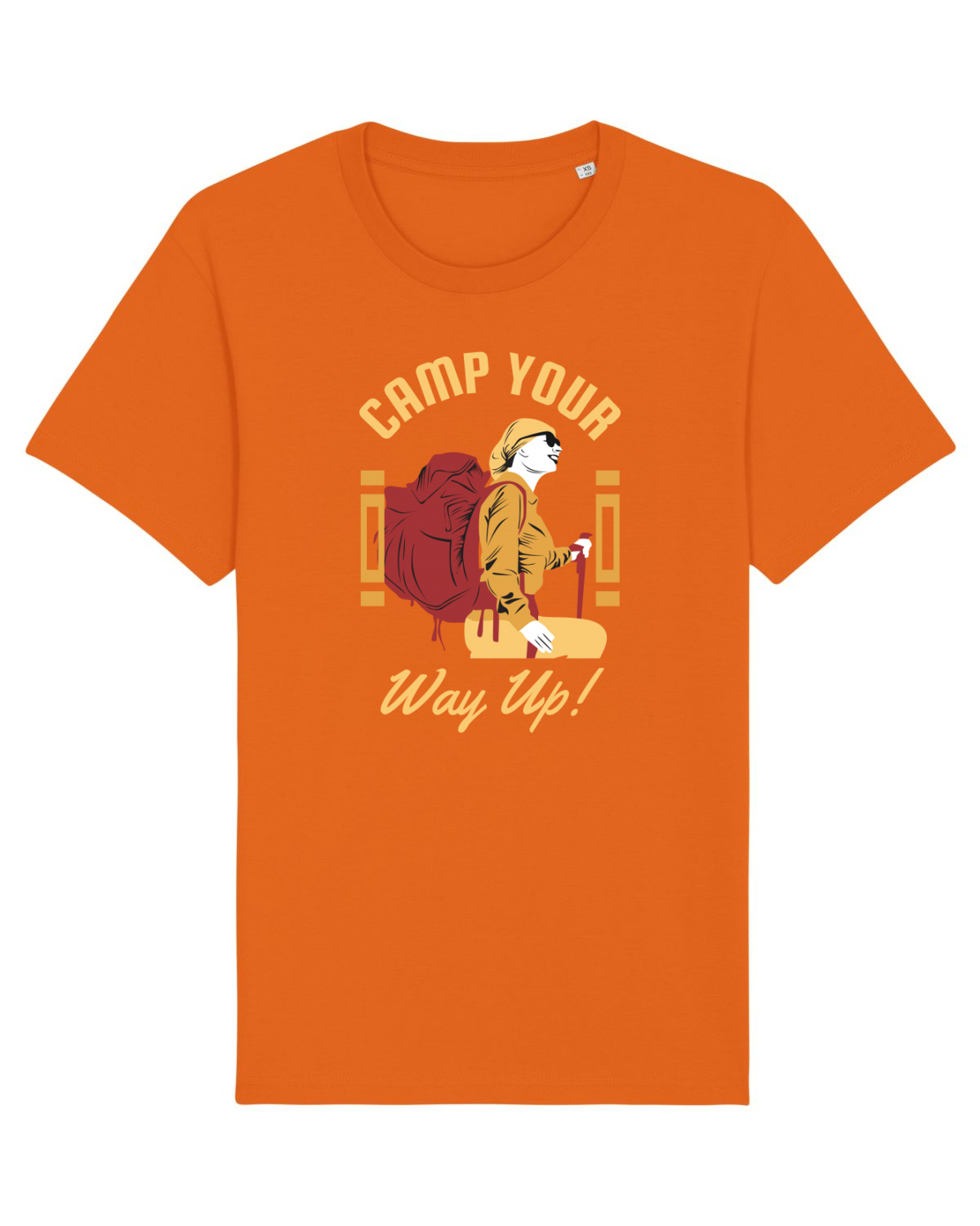 Tricou mânecă scurtă Unisex Rocker Bright Orange