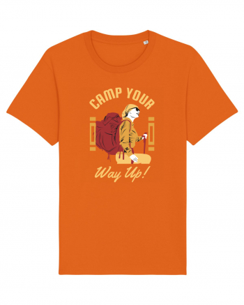 Camp Your Way Up Bright Orange