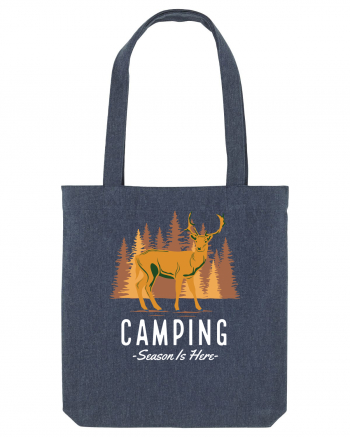 Camping Season is Here Midnight Blue