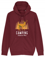 Camping Season is Here Hanorac cu fermoar Unisex Connector