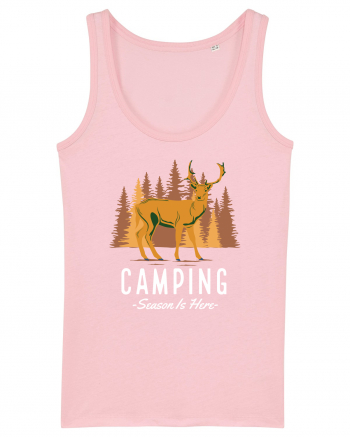 Camping Season is Here Cotton Pink