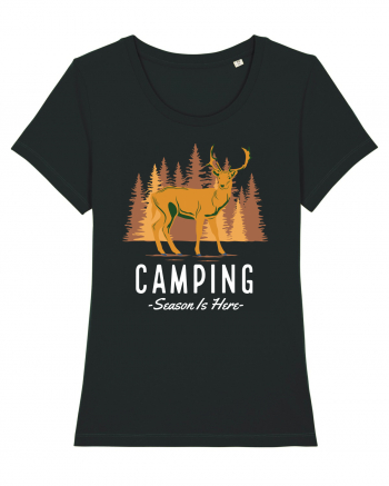 Camping Season is Here Black