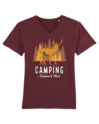 Camping Season is Here Burgundy