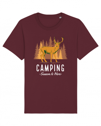 Camping Season is Here Burgundy