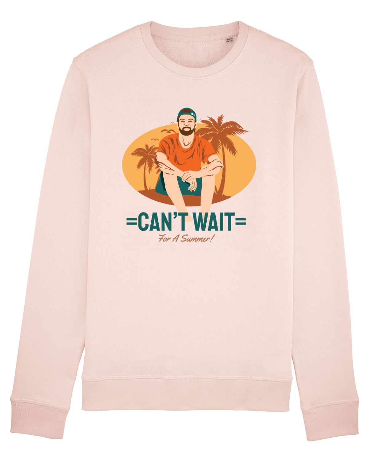 Bluză mânecă lungă Unisex Rise Candy Pink