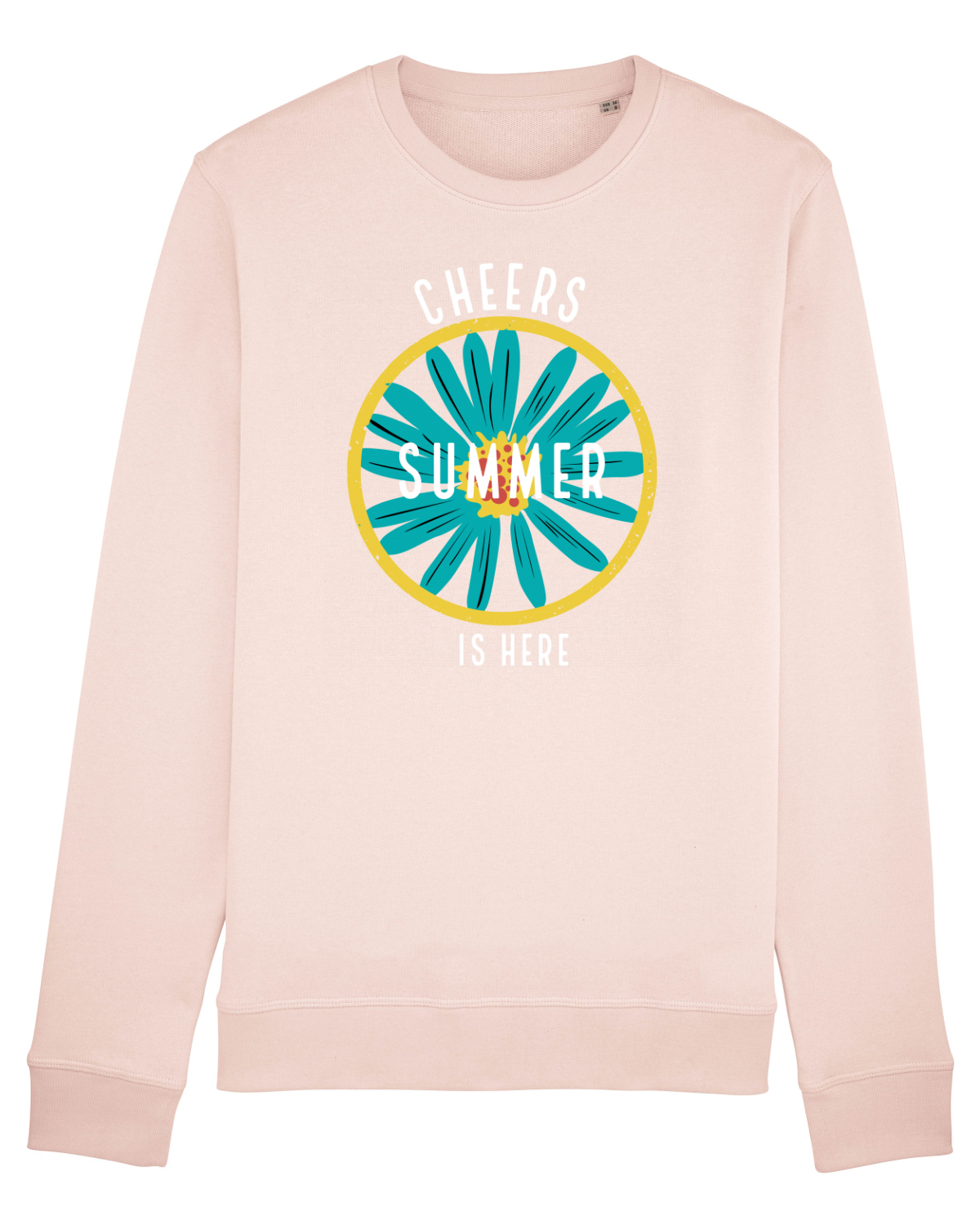 Bluză mânecă lungă Unisex Rise Candy Pink