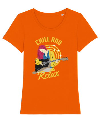 Chill and Relax Bright Orange