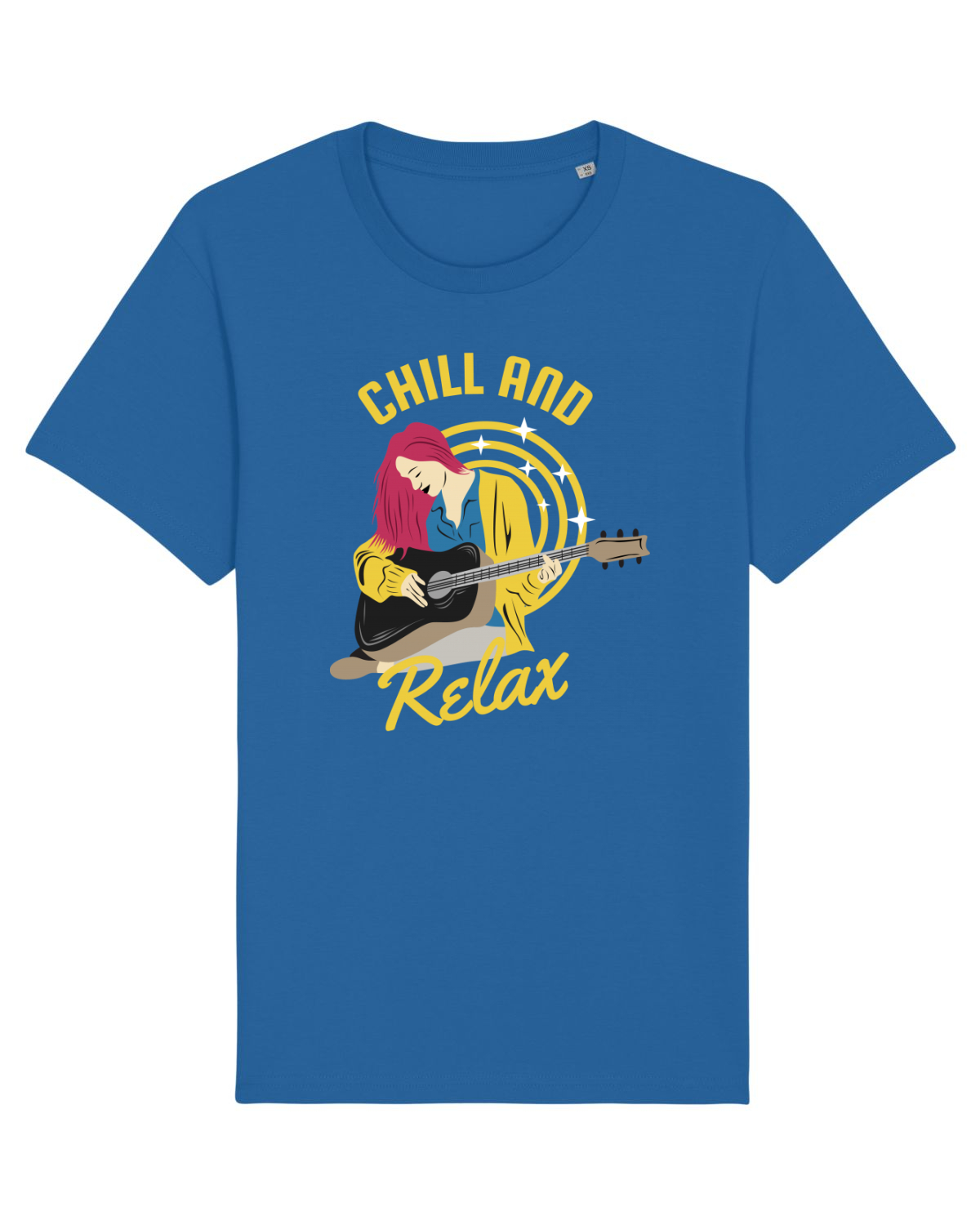 Tricou mânecă scurtă Unisex Rocker Royal Blue