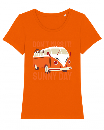 Don't Miss It! It's a Sunny Day Bright Orange