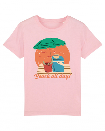 Beach All Day! Cotton Pink