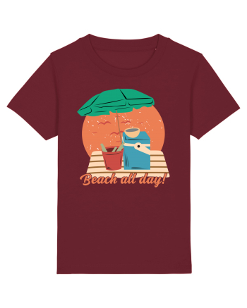 Beach All Day! Burgundy