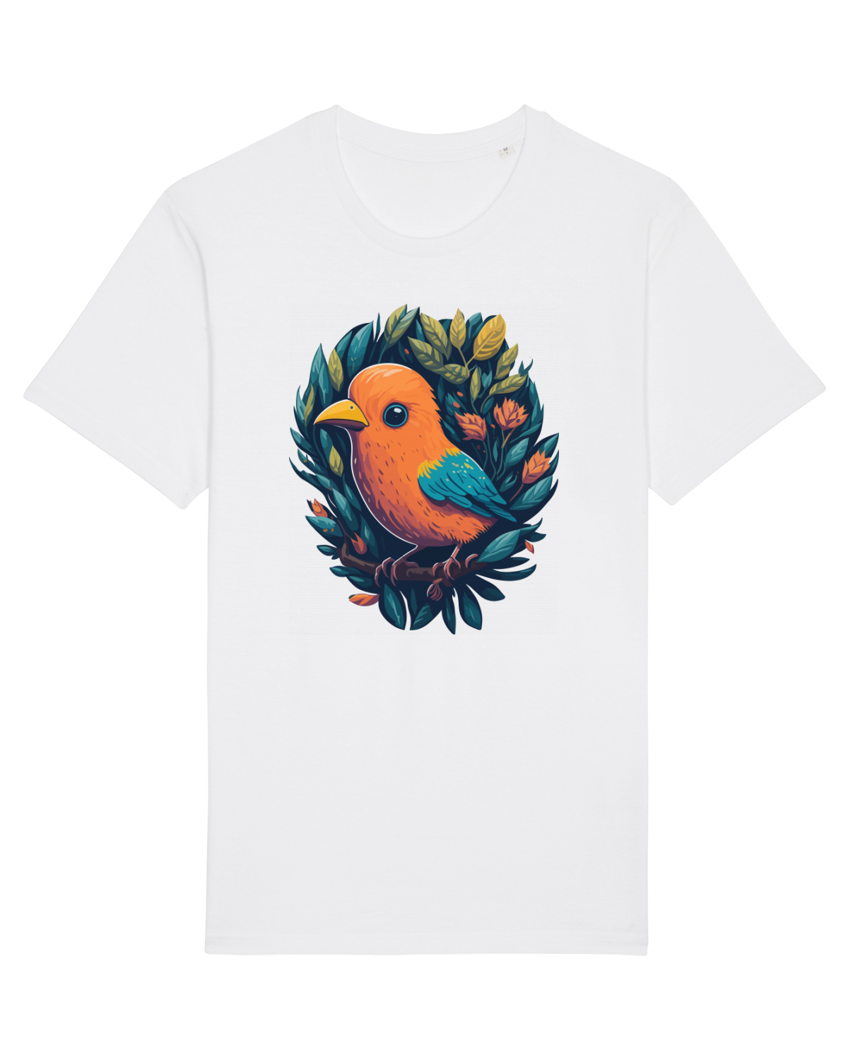 Tricou mânecă scurtă Unisex Rocker White