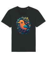 Pasarea portocalie Tricou mânecă scurtă Unisex Rocker