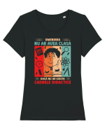 Dacă nu ar exista cadrele didactice - v1 Tricou mânecă scurtă guler larg fitted Damă Expresser