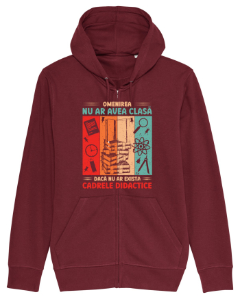 Dacă nu ar exista cadrele didactice - v2 - grunge Burgundy