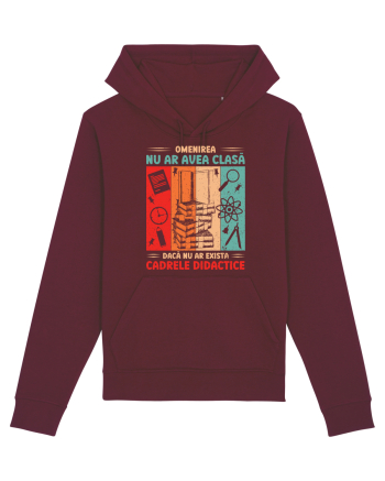 Dacă nu ar exista cadrele didactice - v2 - grunge Burgundy