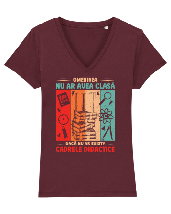 Dacă nu ar exista cadrele didactice - v2 - grunge Burgundy
