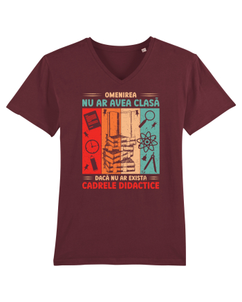 Dacă nu ar exista cadrele didactice - v2 - grunge Burgundy