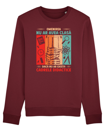 Dacă nu ar exista cadrele didactice - v2 - grunge Burgundy