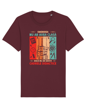 Dacă nu ar exista cadrele didactice - v2 - grunge Burgundy