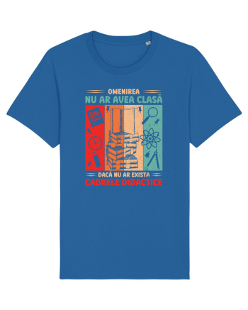 Dacă nu ar exista cadrele didactice - v2 - grunge Royal Blue