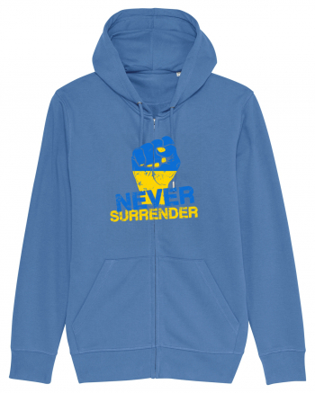 Never Surrender Ukraine Bright Blue