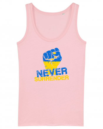 Never Surrender Ukraine Cotton Pink