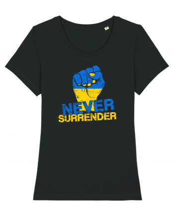 Never Surrender Ukraine Black