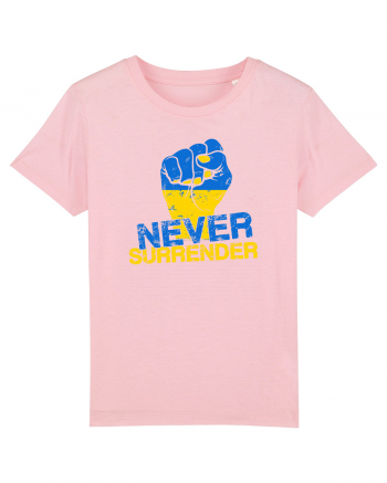 Never Surrender Ukraine Cotton Pink