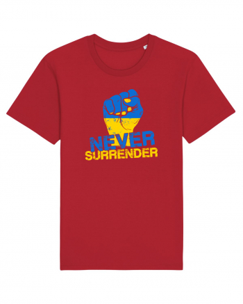 Never Surrender Ukraine Red