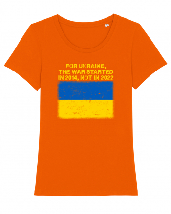War for  Ukraine Bright Orange