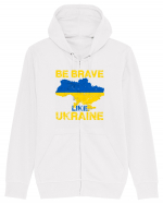 Brave like Ukraine Hanorac cu fermoar Unisex Connector