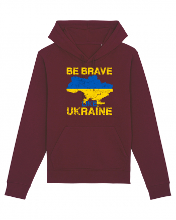 Brave like Ukraine Burgundy