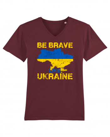 Brave like Ukraine Burgundy