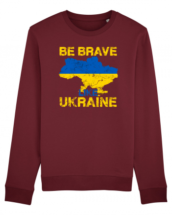 Brave like Ukraine Burgundy