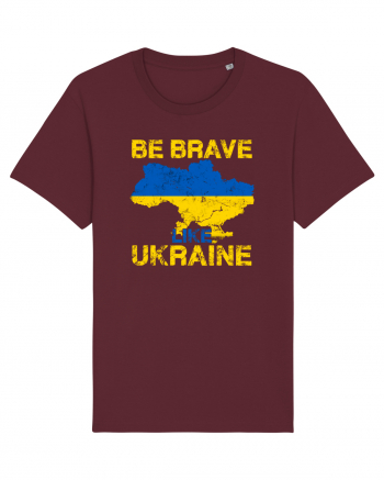 Brave like Ukraine Burgundy