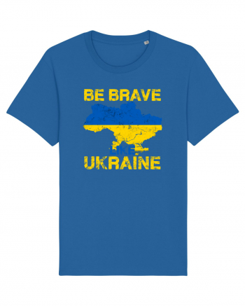 Brave like Ukraine Royal Blue