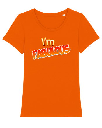 I'm Fabulous Bright Orange