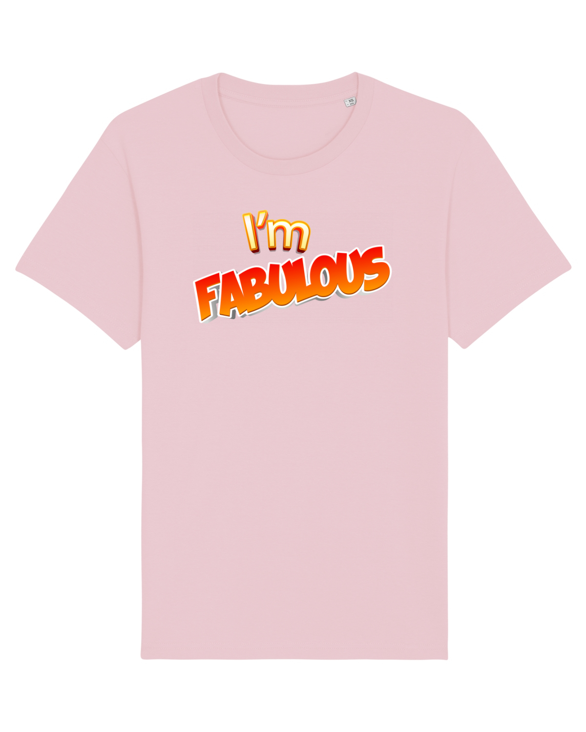 Tricou mânecă scurtă Unisex Rocker Cotton Pink