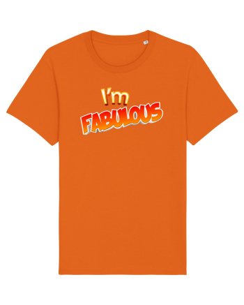 I'm Fabulous Bright Orange
