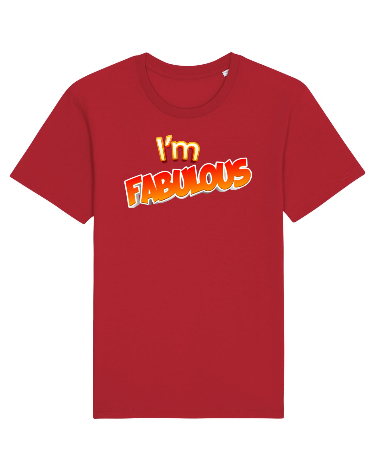 Tricou mânecă scurtă Unisex Rocker Red