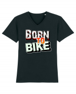 Born to bike Tricou mânecă scurtă guler V Bărbat Presenter