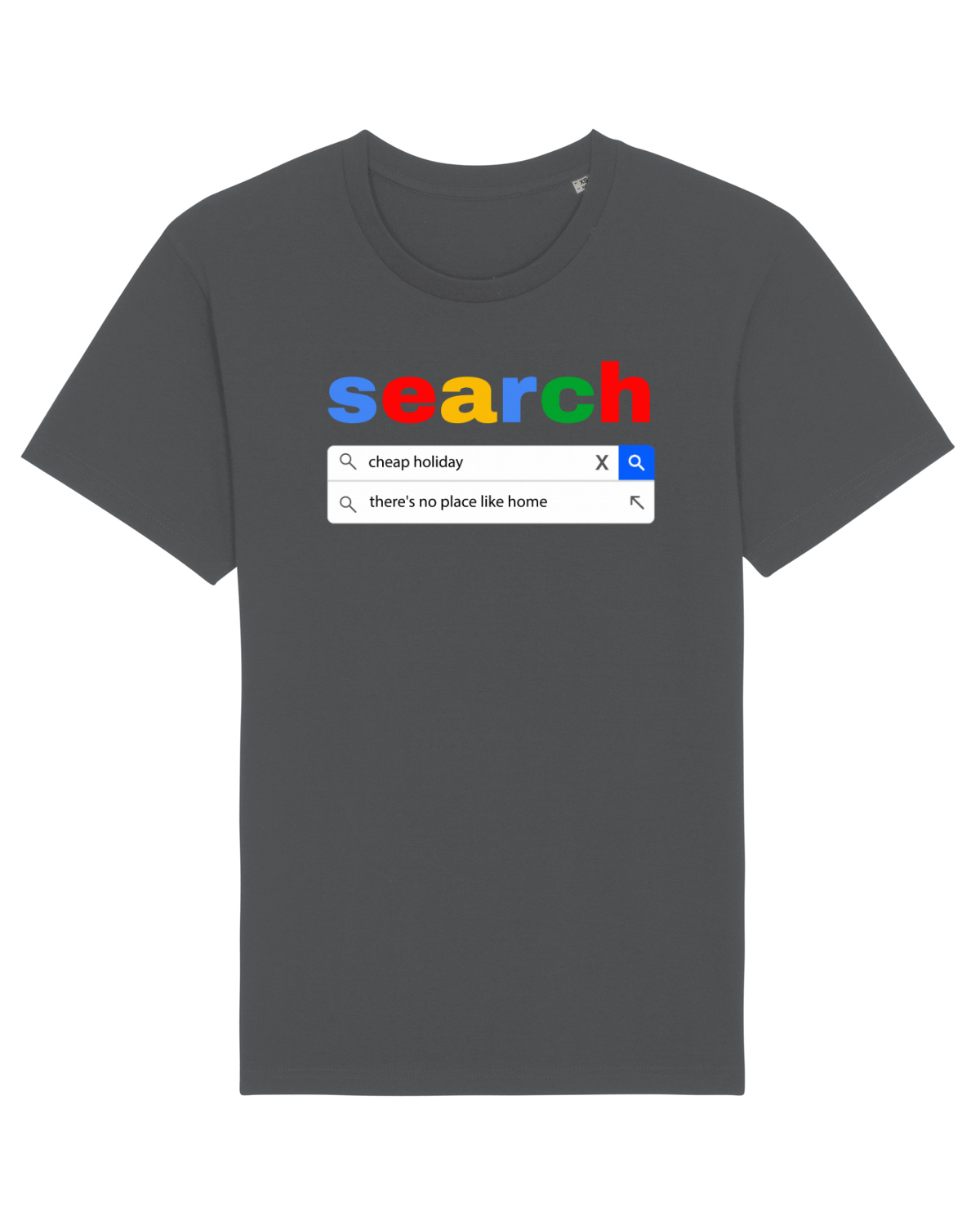 Tricou mânecă scurtă Unisex Rocker Anthracite