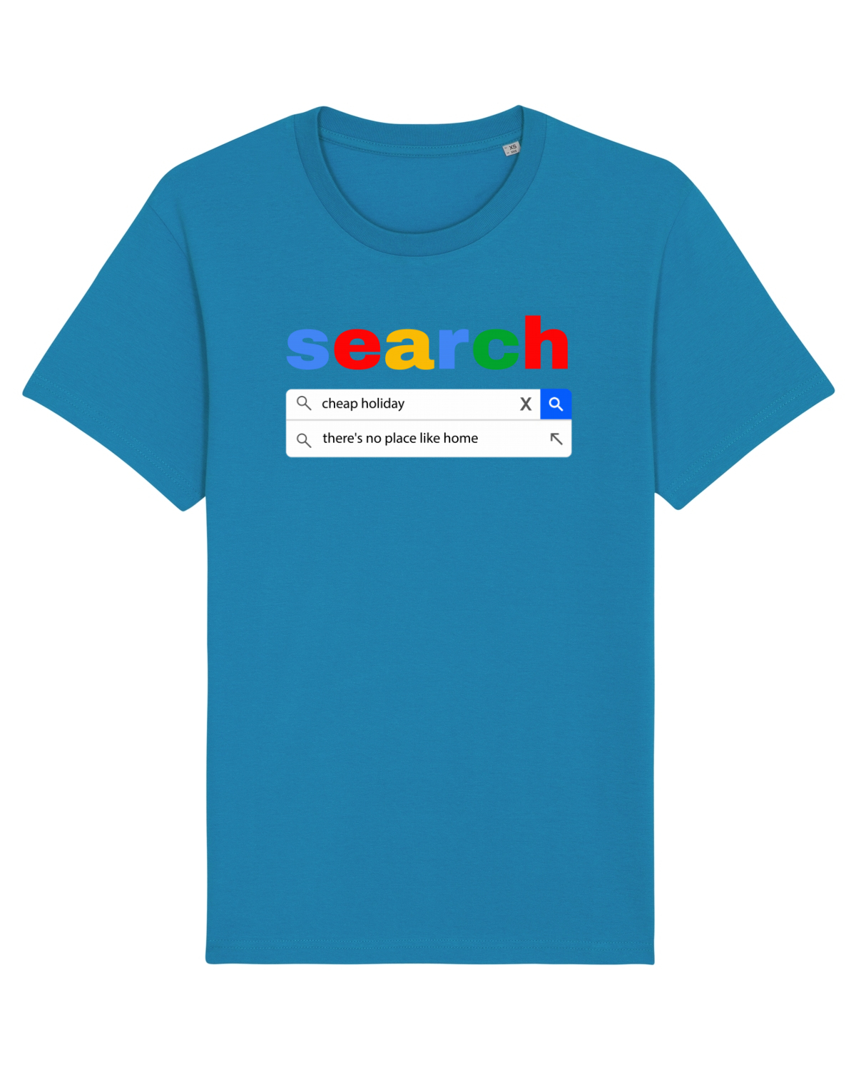 Tricou mânecă scurtă Unisex Rocker Azur