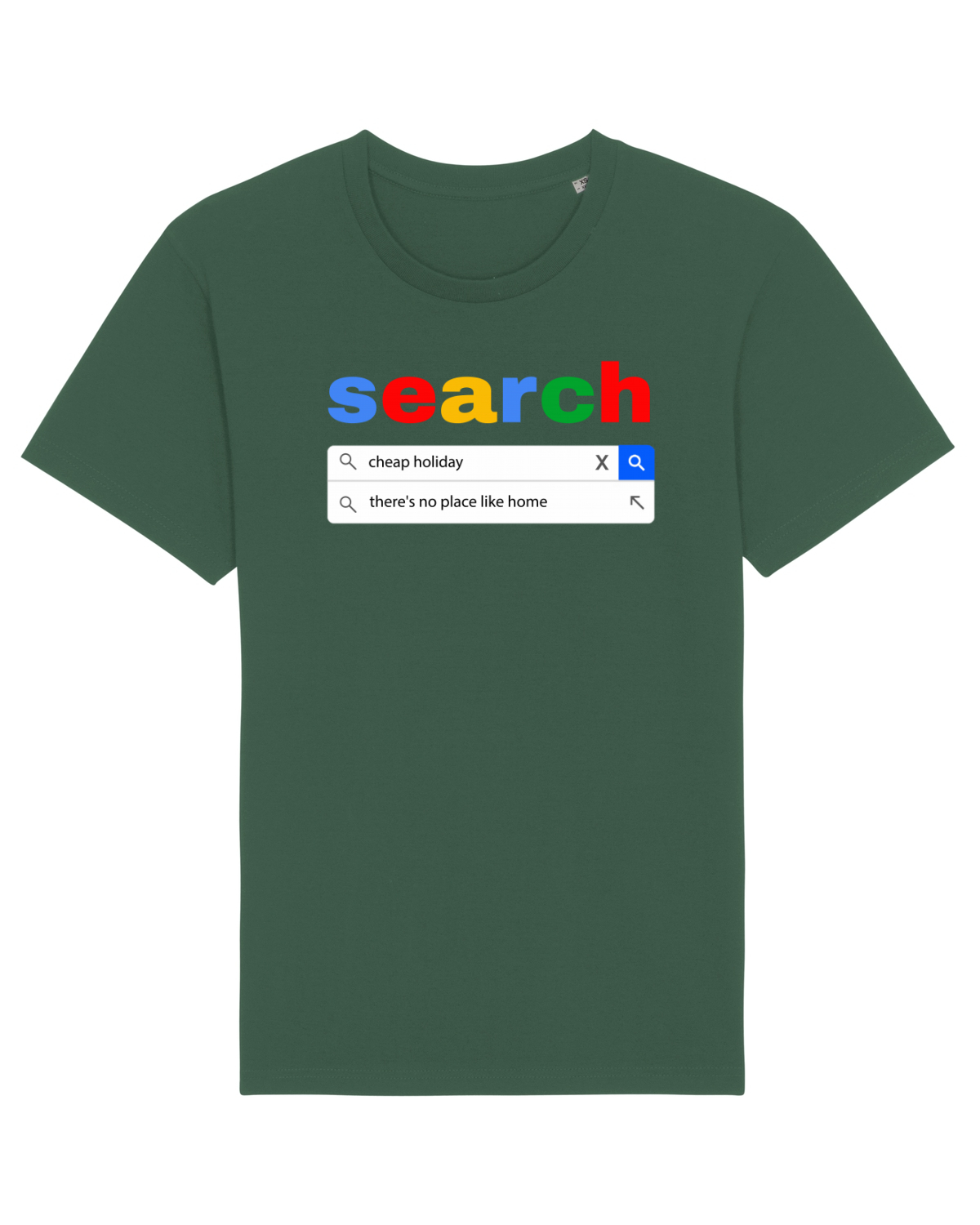 Tricou mânecă scurtă Unisex Rocker Bottle Green