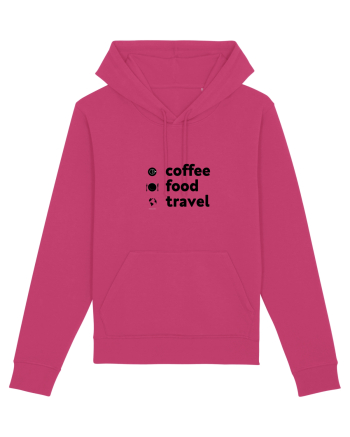 Travel T-Shirt Raspberry