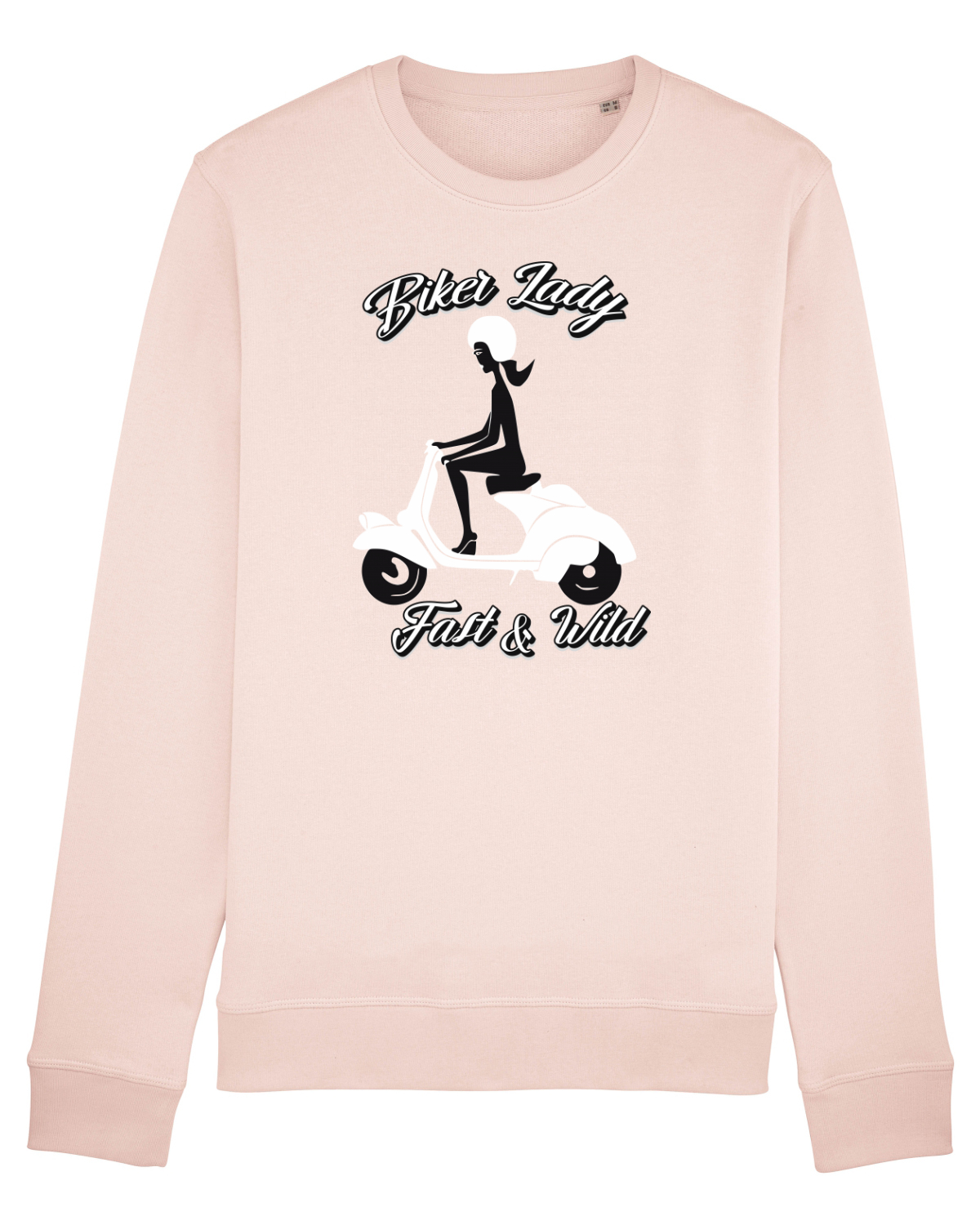 Bluză mânecă lungă Unisex Rise Candy Pink