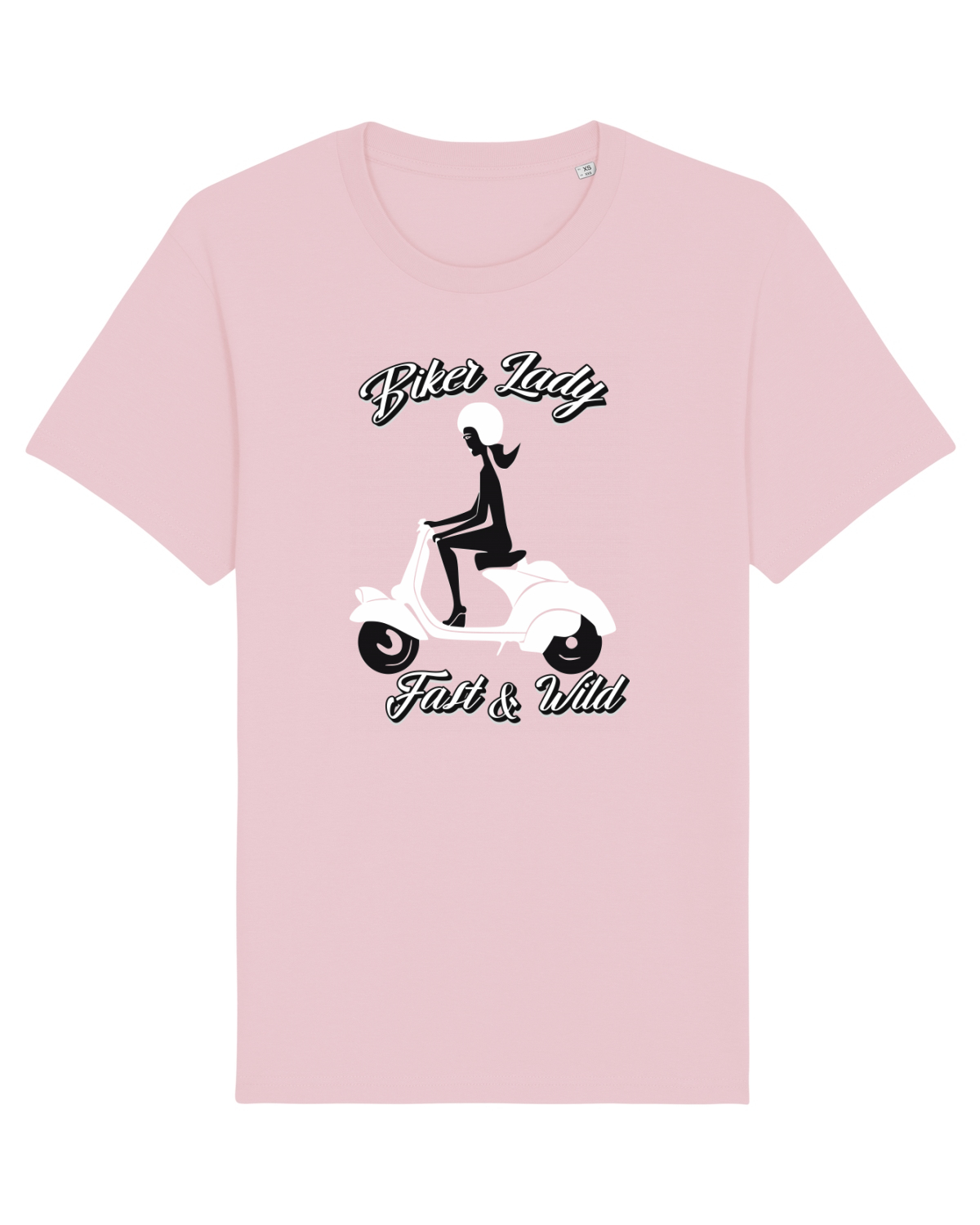 Tricou mânecă scurtă Unisex Rocker Cotton Pink