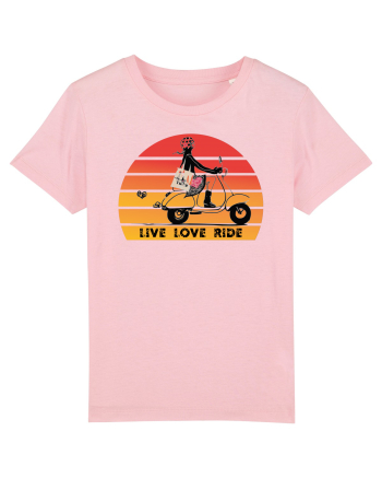 Live, Love, Ride Cotton Pink