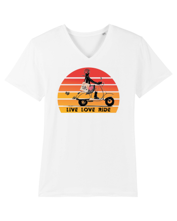 Live, Love, Ride White